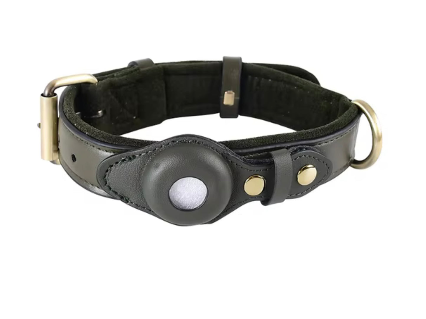 AirTag Hundehalsband Leder