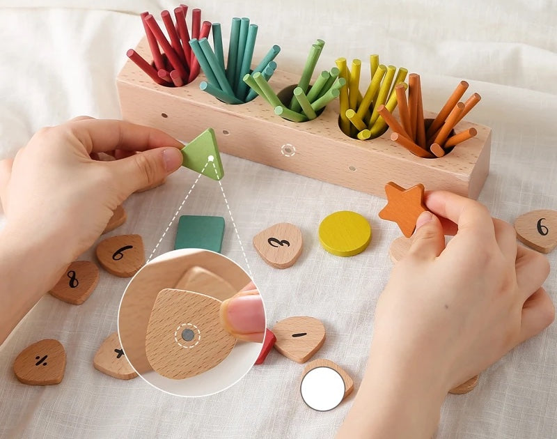 Babyplay Rechenstäbchen Spielset aus Holz