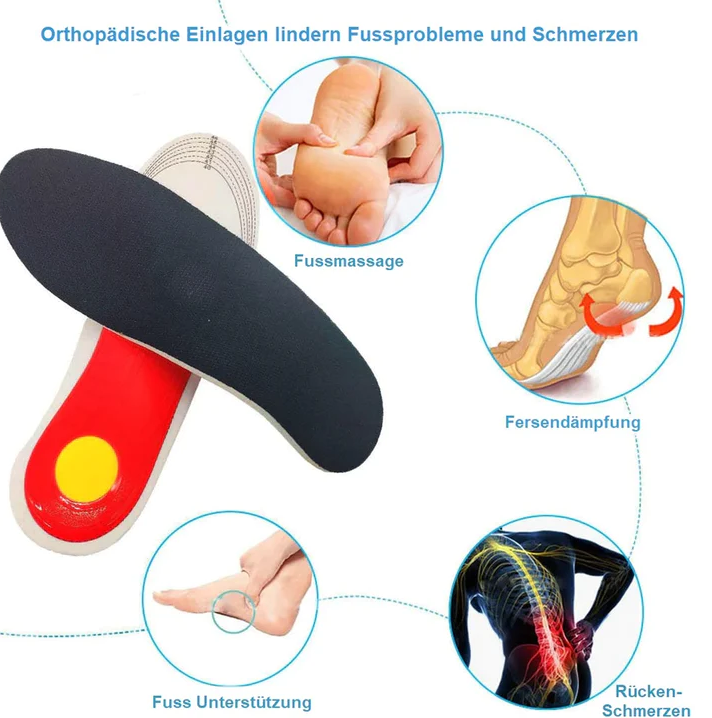 Orthopädische Einlegesohlen Für Kinder Aus Echtem Leder – Mit Latex-Fußgewölbeunterstützung & Geruchshemmend