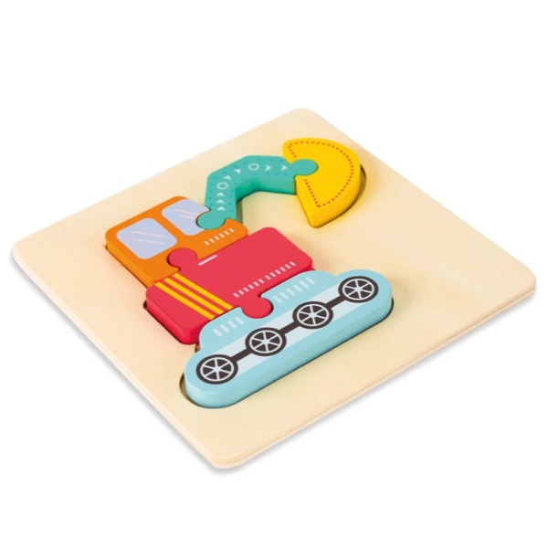 3D Kinderpuzzle aus Holz "Putzi"