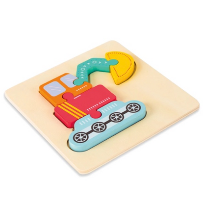 3D Kinderpuzzle aus Holz "Putzi"