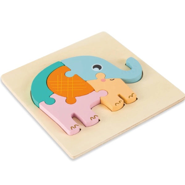 3D Kinderpuzzle aus Holz "Putzi"