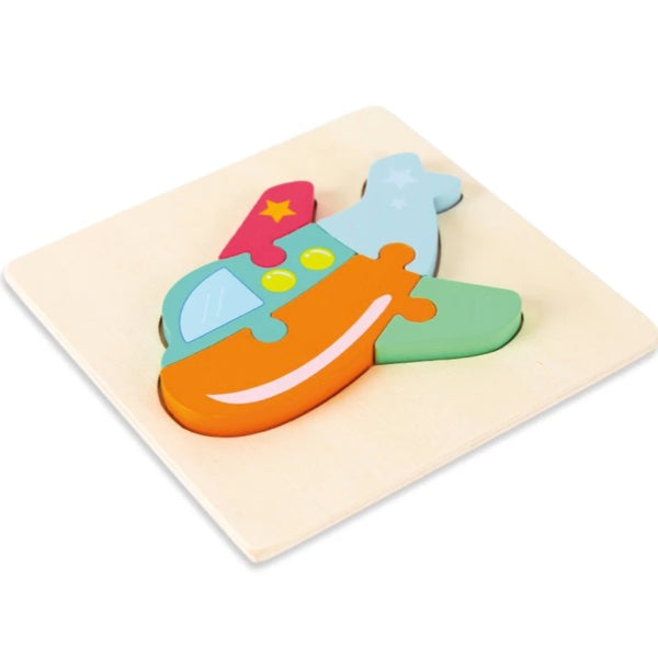 3D Kinderpuzzle aus Holz "Putzi"
