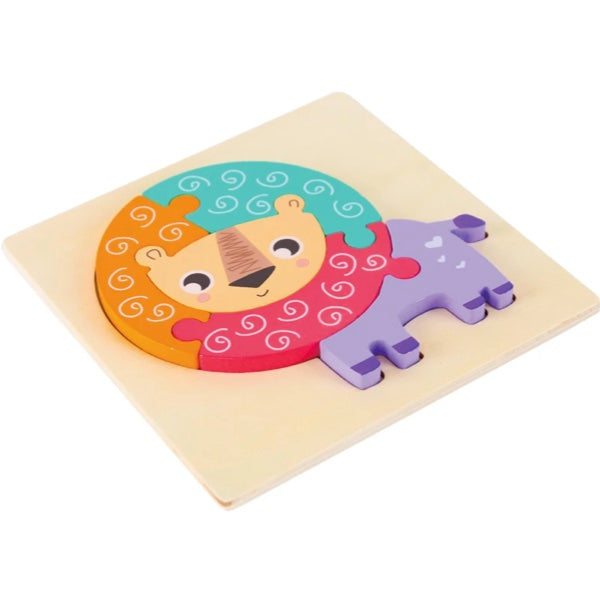 3D Kinderpuzzle aus Holz "Putzi"