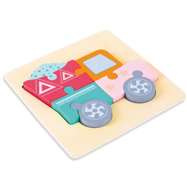 3D Kinderpuzzle aus Holz "Putzi"