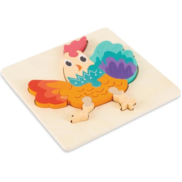 3D Kinderpuzzle aus Holz "Putzi"