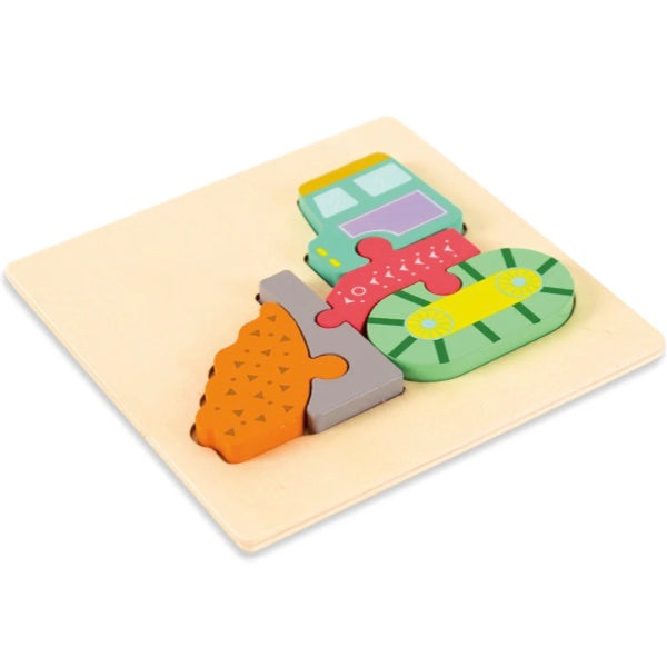 3D Kinderpuzzle aus Holz "Putzi"