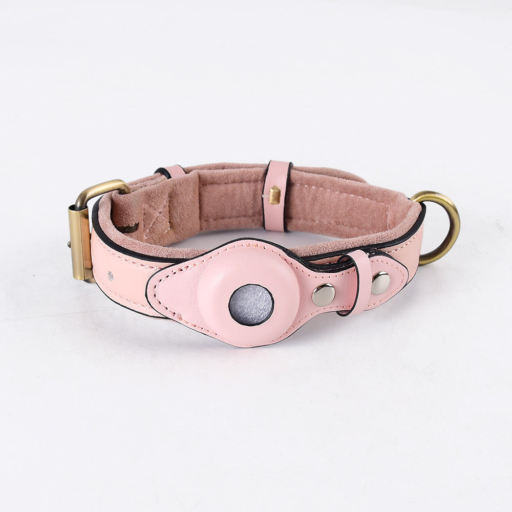 AirTag Hundehalsband Leder