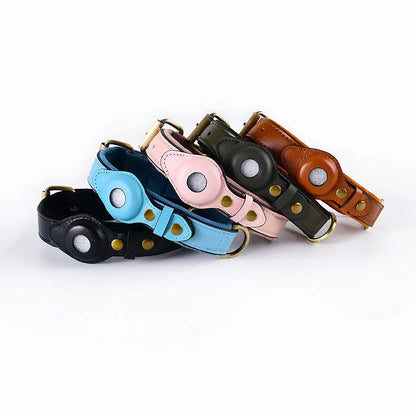 AirTag Hundehalsband Leder