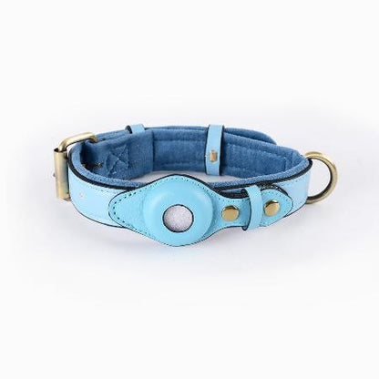 AirTag Hundehalsband Leder