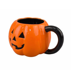 Halloween Tasse Kürbis, Mumie, Katze