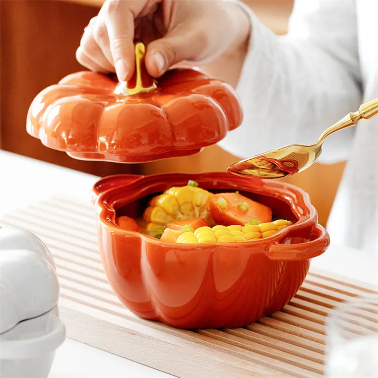 Halloween Kürbis Keramik Topf zum Kochen