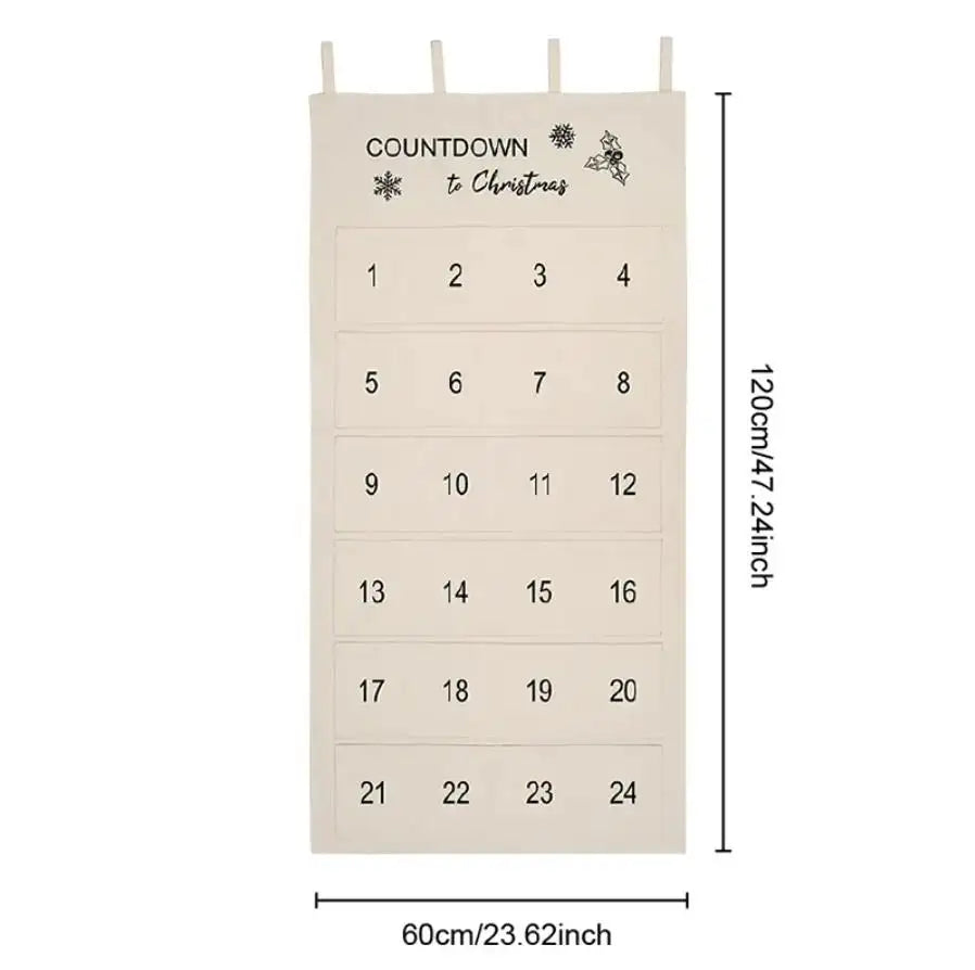 Moderner Adventskalender zum Befüllen