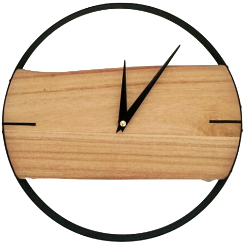 Deluxe Holz Wanduhr