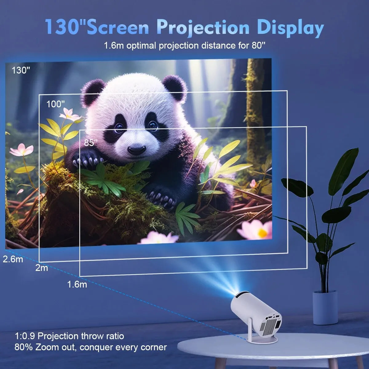TELUXE HD Beamer Projektor "HY300"