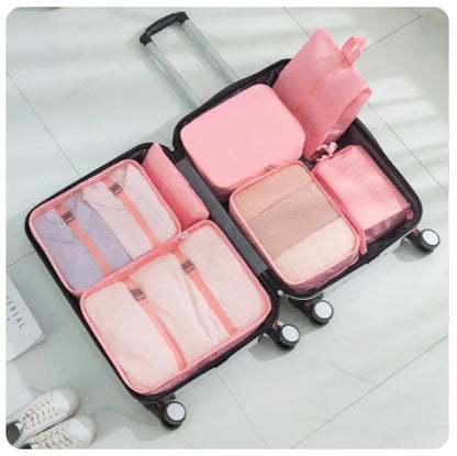 Deluxe Reisetaschen Organizer 7er Set