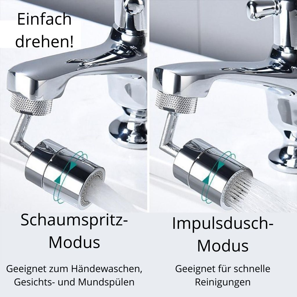 Deluxe Spritzschutz-Wasserhahn