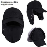 Deluxe 3 in 1 Fliegermütze