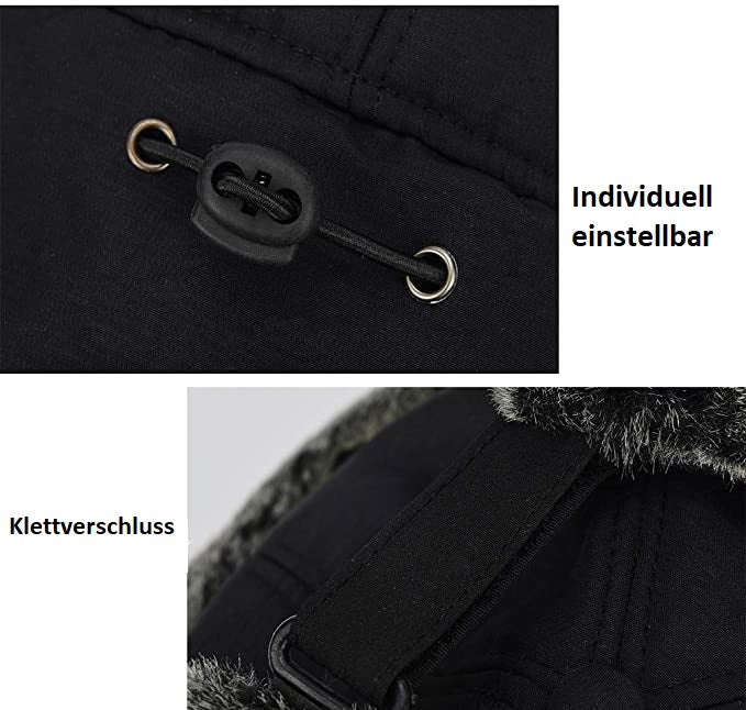 Deluxe 3 in 1 Fliegermütze