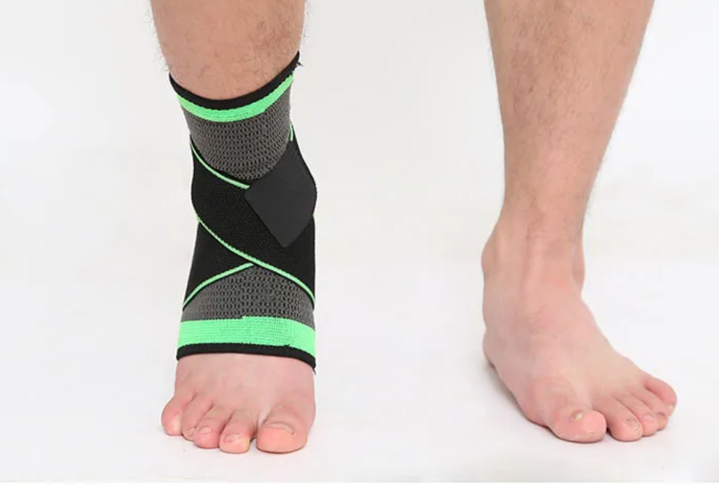 Knöchel Sprunggelenk Bandage gegen Schmerzen und laufen wie auf Wolken