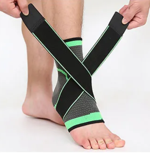 Knöchel Sprunggelenk Bandage gegen Schmerzen und laufen wie auf Wolken
