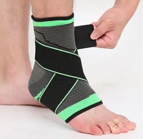 Knöchel Sprunggelenk Bandage gegen Schmerzen und laufen wie auf Wolken