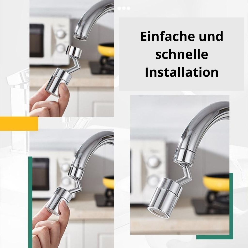 Deluxe Spritzschutz-Wasserhahn
