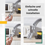 Deluxe Spritzschutz-Wasserhahn