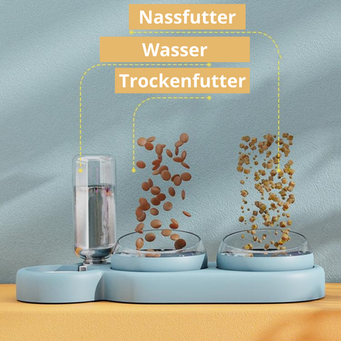 Fressnapf mit Wasserspender