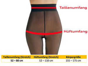 Wärmende Leggings in Strumpfhosen-Optik