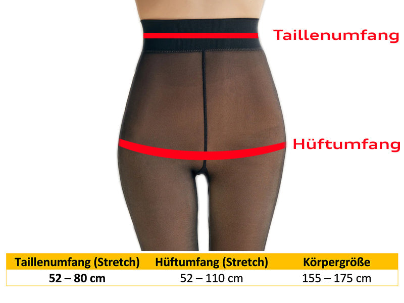 Wärmende Leggings in Strumpfhosen-Optik
