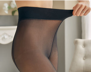 Wärmende Leggings in Strumpfhosen-Optik