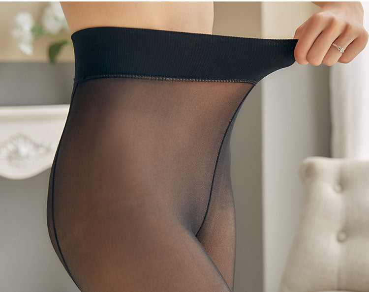 Wärmende Leggings in Strumpfhosen-Optik