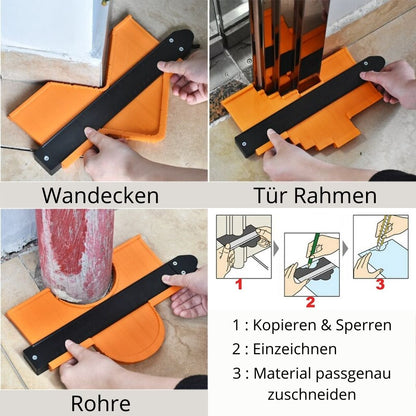 Deluxe PRO Konturenlehre - mit Schloss
