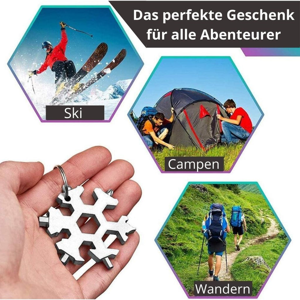 18-in-1 Schneeflocken Multifunktionswerkzeug