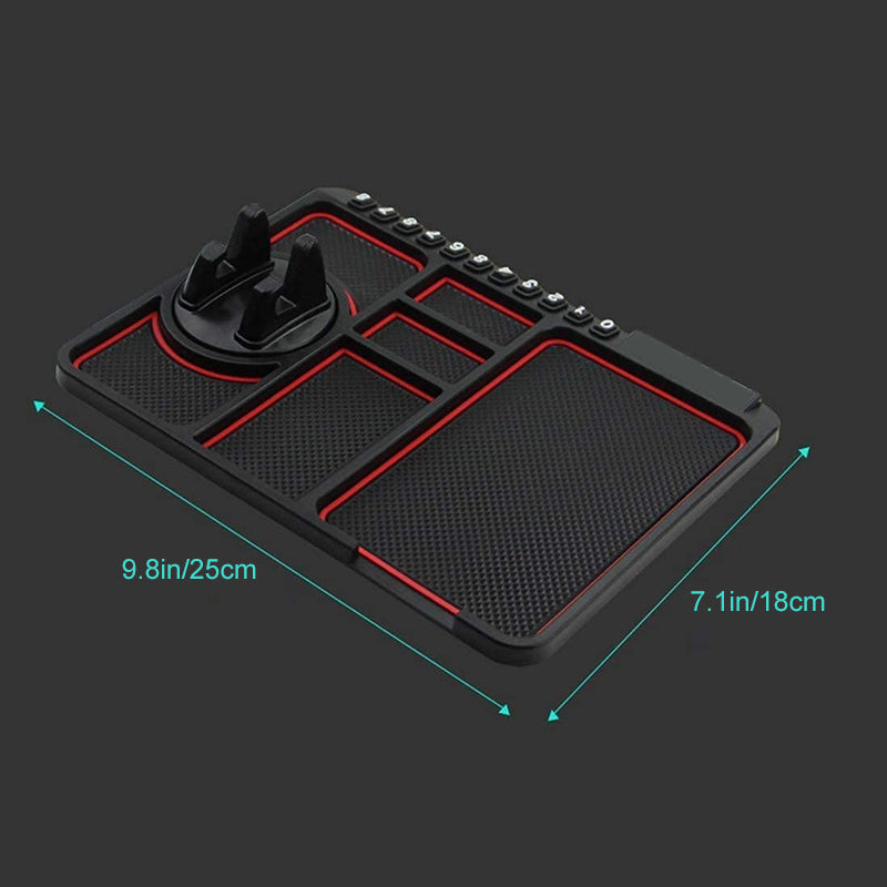 Antirutschmatte mit Smartphonehalterung