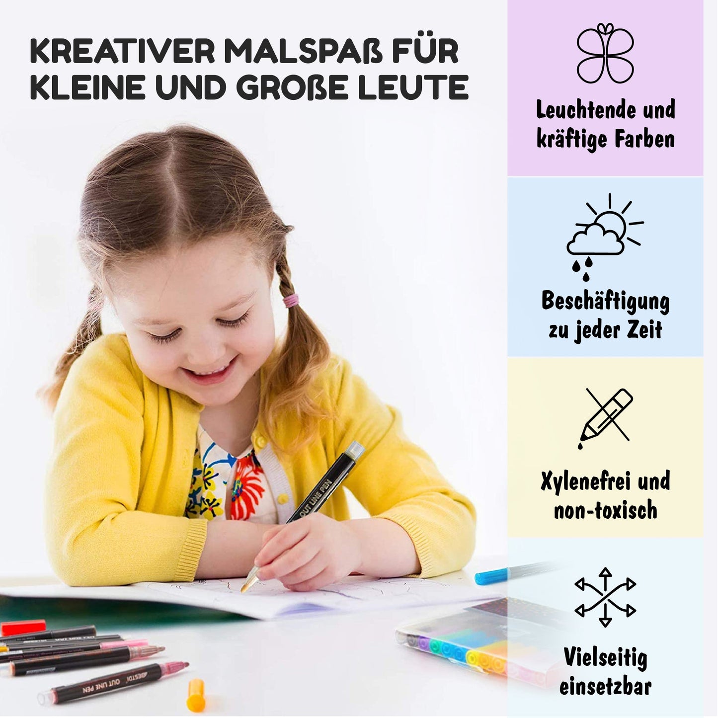KidsPlay Glossy Magic Pens