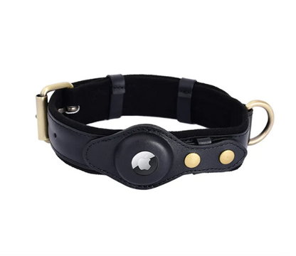 AirTag Hundehalsband Leder